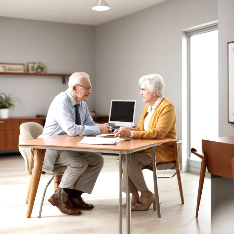 NenkinOneで相談する高齢者の様子